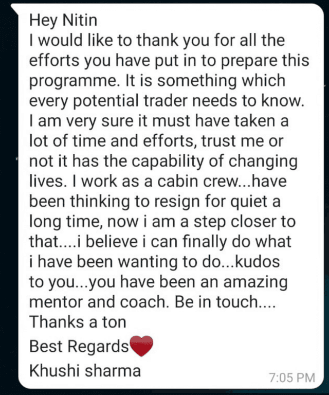 khushi sharma testimonial