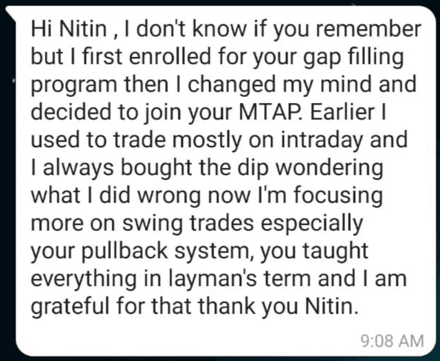 vimalan testimonial
